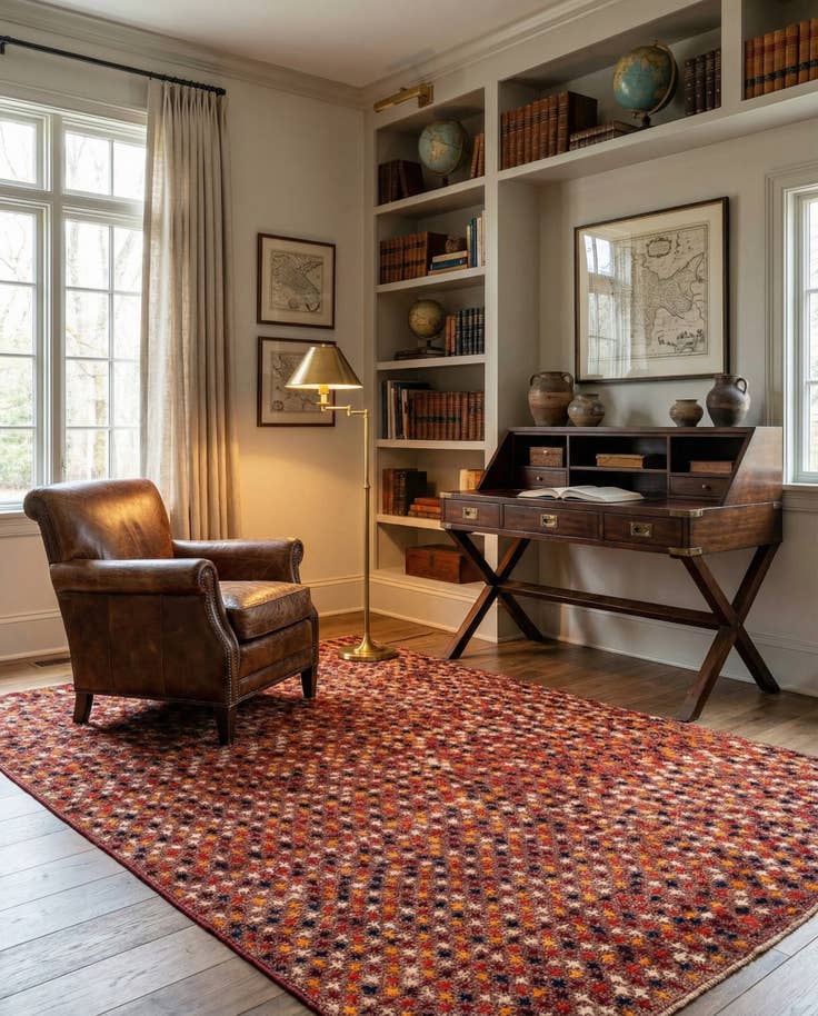 Detail image of 6' 3 x 8' 2 Hand Knotted Balouch Wool Rug