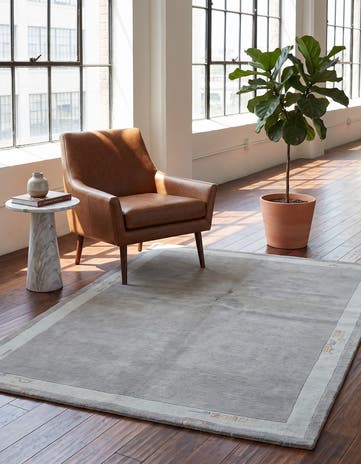 4' 8 x 6' 7 Hand Knotted Nepal Wool Rug