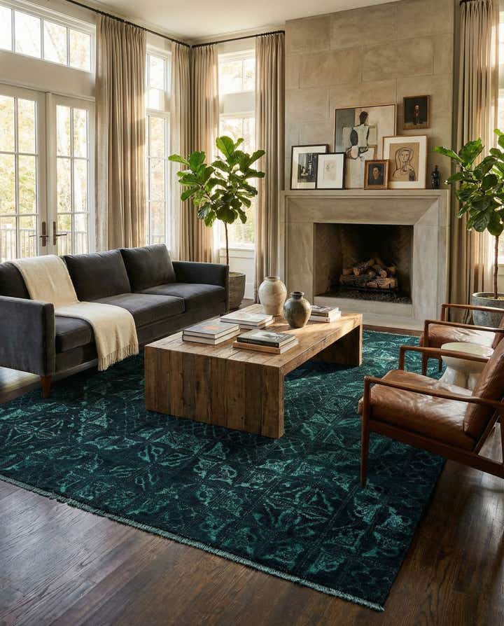 8' 1 x 10' 1 Hand Knotted Darya Rug