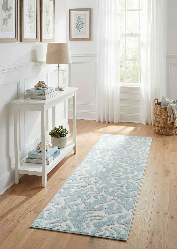 2' 7 x 10' Easy-Clean Sabrina Soto Indoor / Outdoor Runner Rug