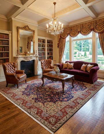 9' 9 x 12' 2 Tabriz Wool Rug