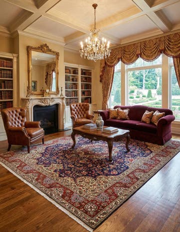 9' 9 x 12' 2 Tabriz Wool Rug