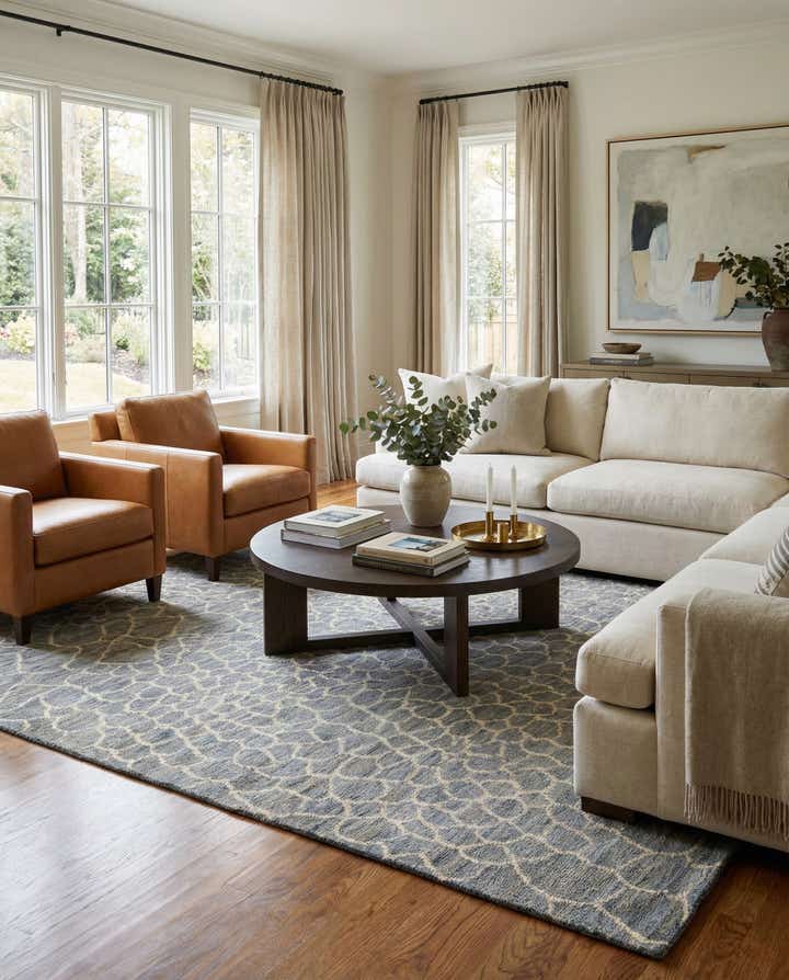 5' 8 x 7' 10 Hand Knotted Darya Wool Rug