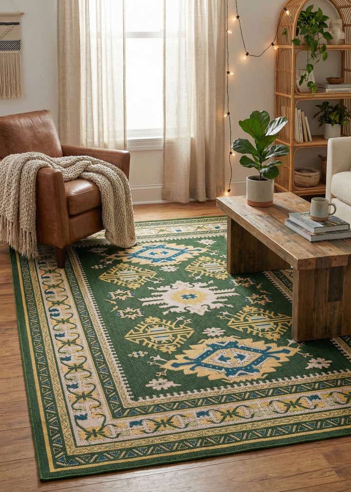 9' x 12' Easy-Clean Baja Indoor / Outdoor Rug