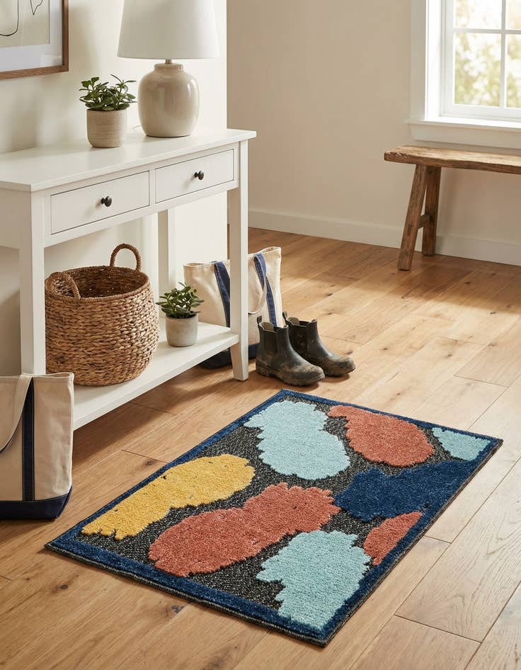Detail image of 2' x 3' Easy-Clean Belize Indoor / Outdoor Rug