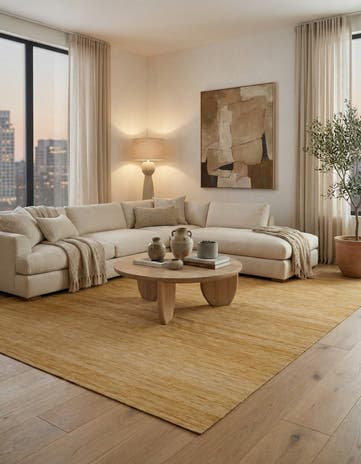 7' 5 x 9' 8 Hand Woven Kilim Modern Wool Rug
