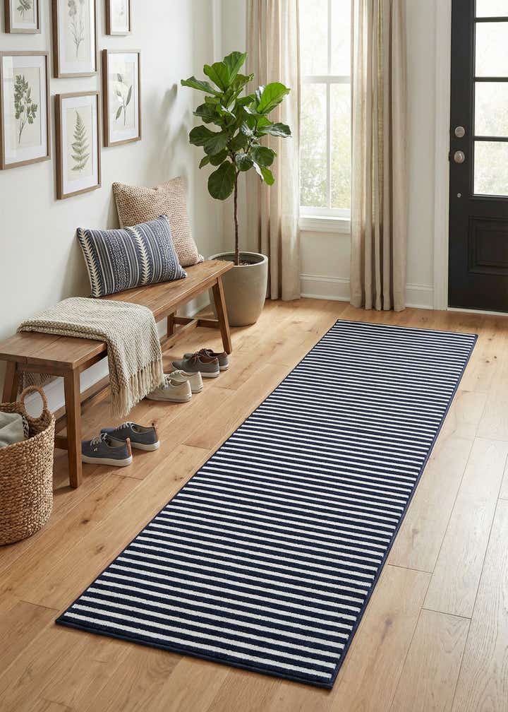2' 7 x 10' Easy-Clean Sabrina Soto Indoor / Outdoor Runner Rug