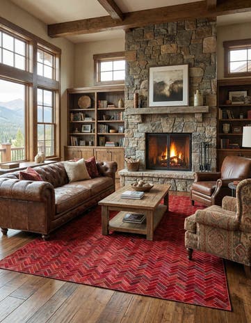 5' x 7' 10 Cowhide Rug