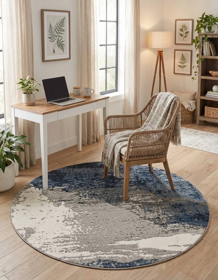 Detail image of 6' x 6' Oslo Round Rug