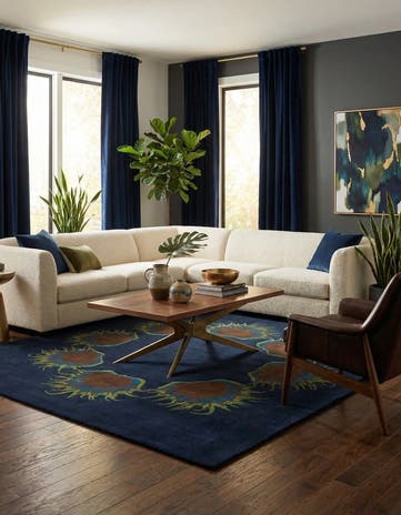 7' 5 x 7' 6 Luna Square Rug