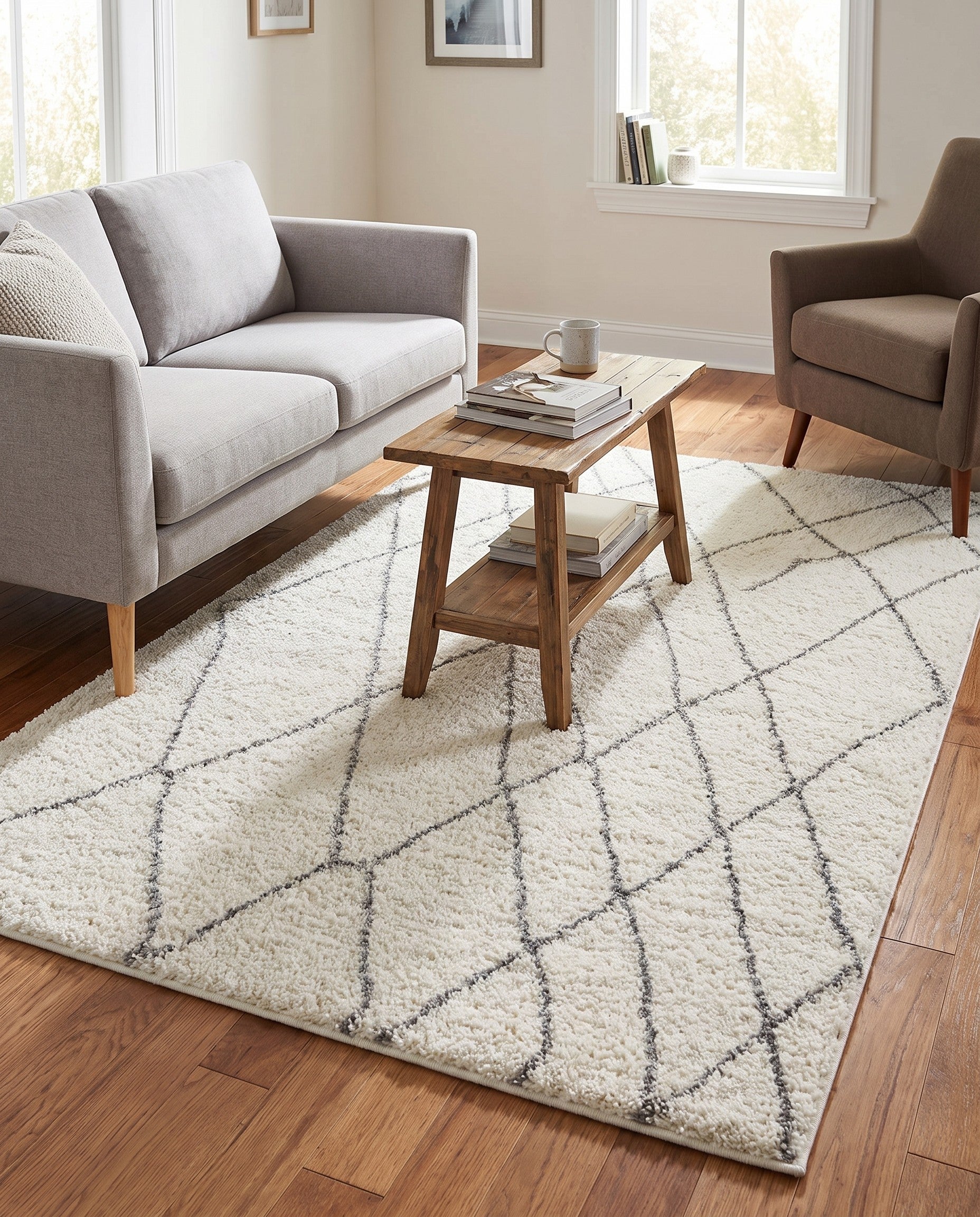 5' 3 x 8' Soft Touch Shag Rug