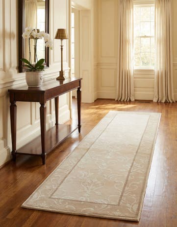 2' 9 x 10' Hand Knotted Darya Wool Runner Rug