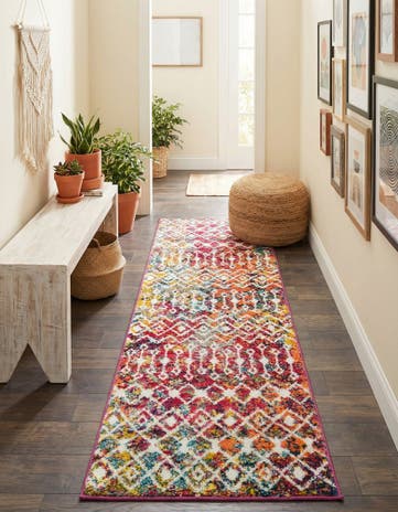 2' x 6' Moroccan Trellis Runner Rug