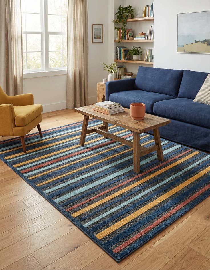 Detail image of 7' x 10'  Washable Belize Indoor / Outdoor Rug