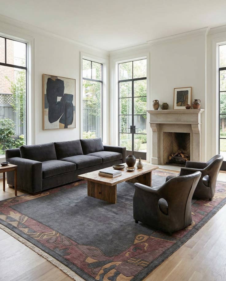 Detail image of 8' 5 x 11' 5 Hand Knotted Tibet Wool Rug