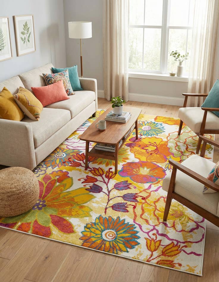 Detail image of 6' x 9' Florence Rug