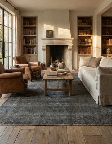 6' 6 x 9' 8 Hand Knotted Ultra Vintage Persian Wool Rug