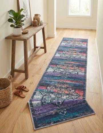 2' x 13' Washable Francesca Runner Rug