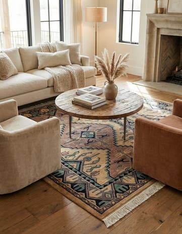 4' 3 x 6' Hand Knotted Bokhara Oriental Rug