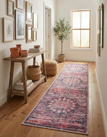 2' x 13' Washable Francesca Runner Rug