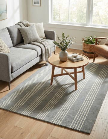 3' 3 x 5' 3 Jill Zarin Striped Wool Rug