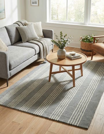 3' 3 x 5' 3 Jill Zarin Striped Wool Rug