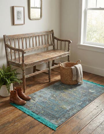 Turquoise Santiago Rug