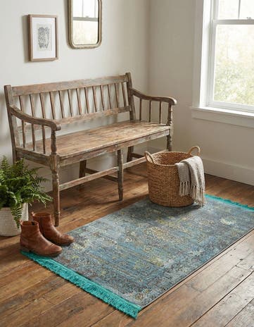Turquoise Santiago Rug