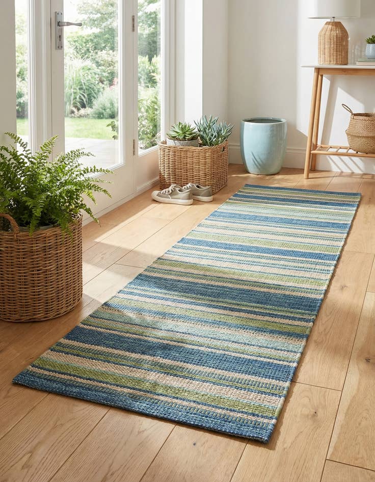 Detail image of 2' x 4'  Washable Baja Indoor / Outdoor Runner Rug