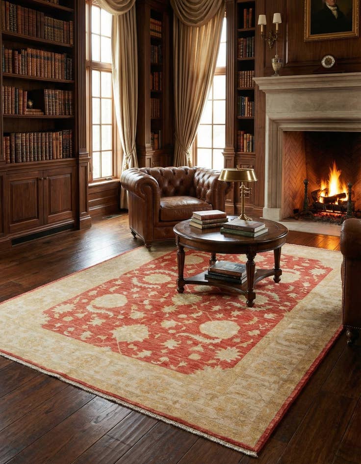 Detail image of 5' 7 x 7' 10 Ziegler Wool Rug