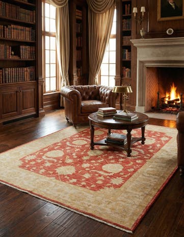 5' 7 x 7' 10 Ziegler Wool Rug