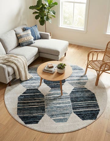 7' x 7' Aramis Round Rug