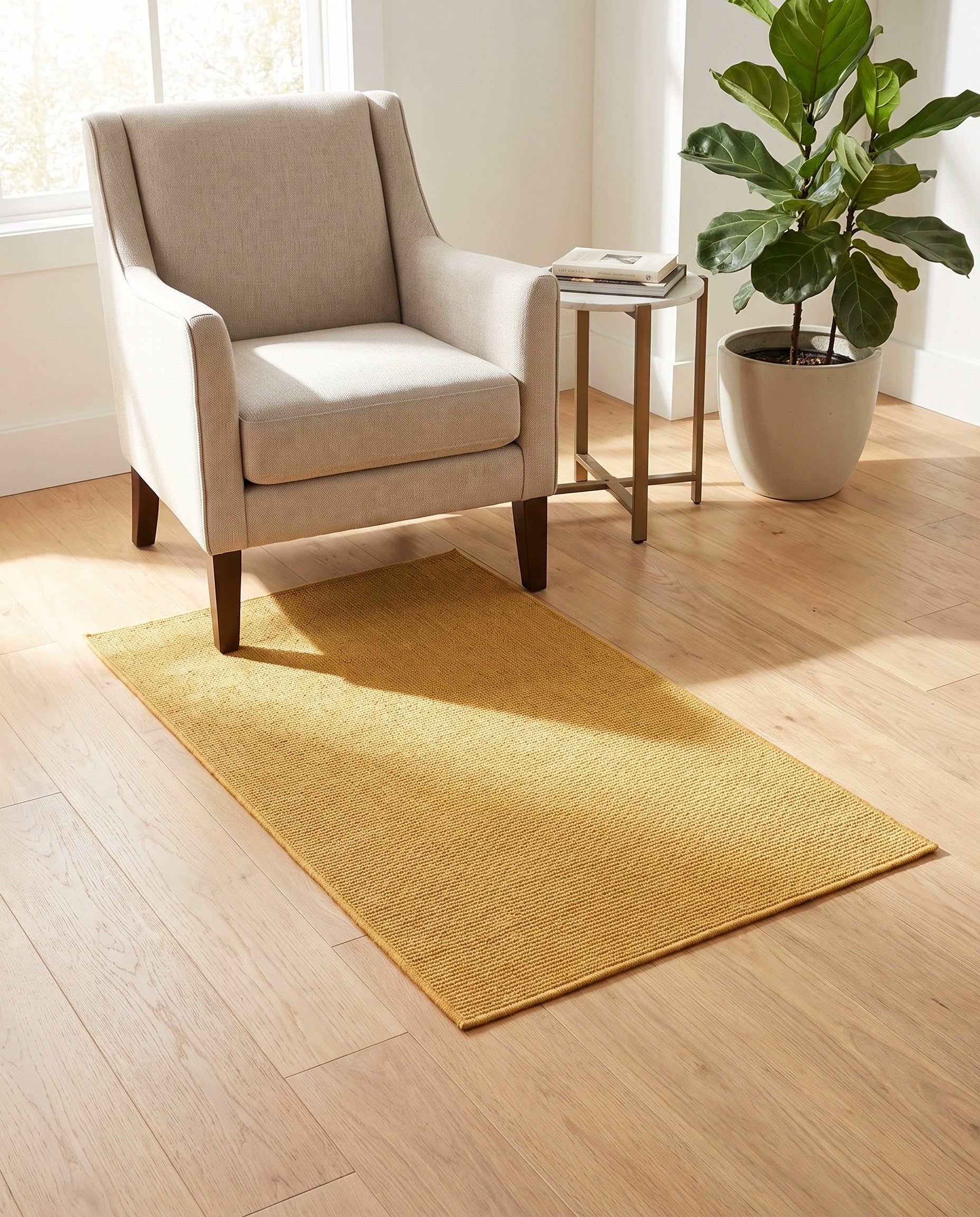 3' x 5' 3 Easy-Clean Solid Indoor / Outdoor Rug