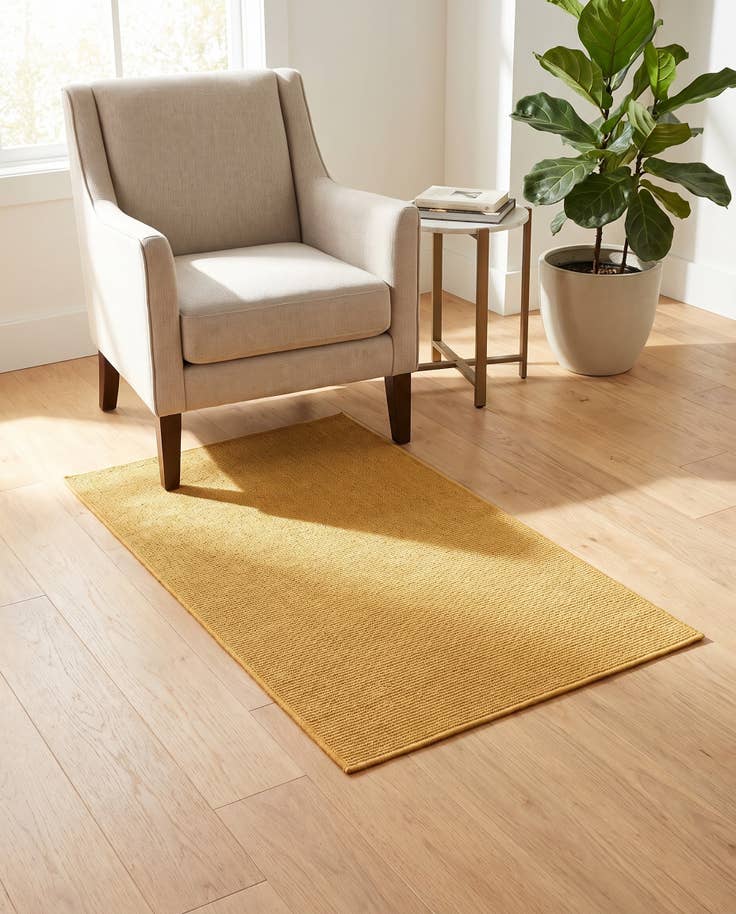 Detail image of 3' x 5' 3 Easy-Clean Solid Indoor / Outdoor Rug