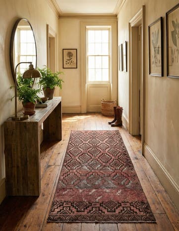 3' x 6' 4 Hand Knotted Ultra Vintage Persian Wool Runner Rug