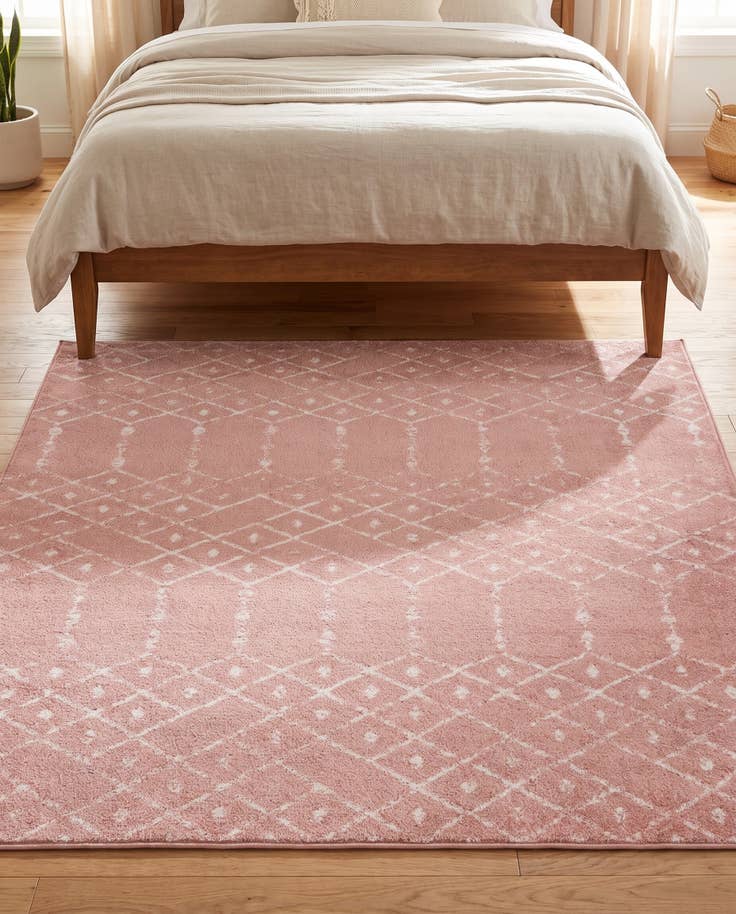 Detail image of 6' 1 x 6' 1 Paxon Trellis Square Rug