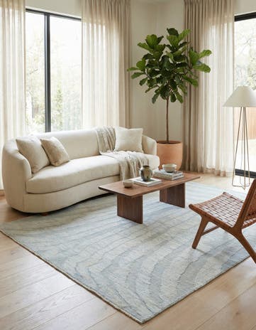9' 3 x 12' 4 Hand Knotted Moroccan Wool Rug