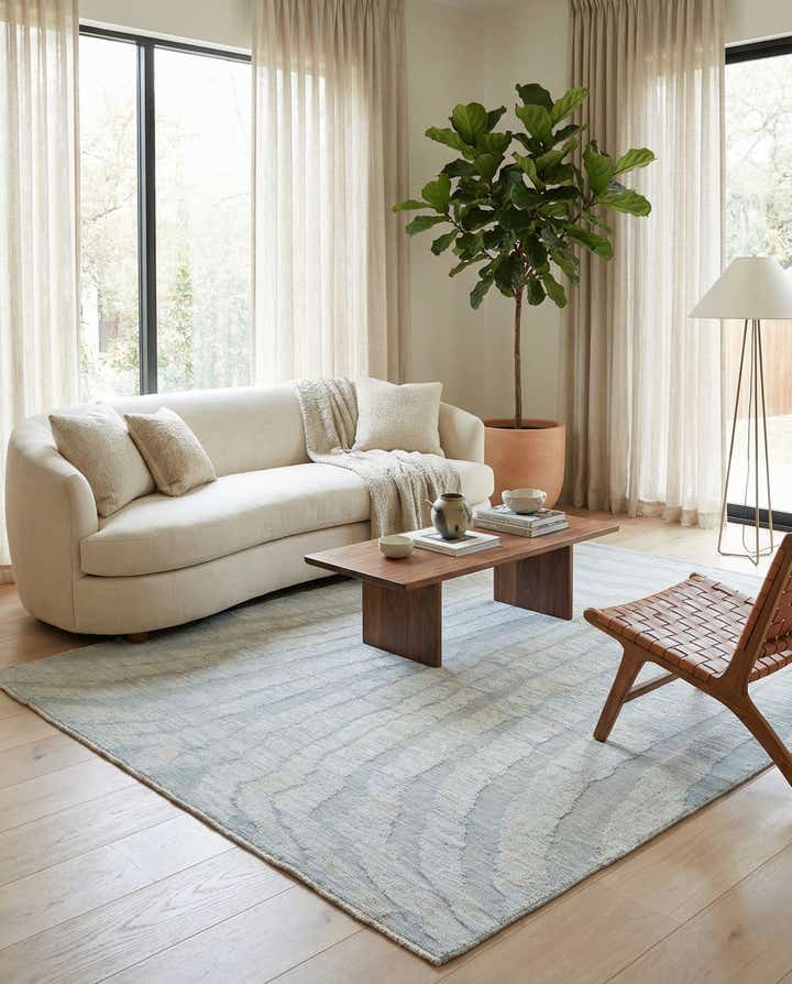 9' 3 x 12' 4 Hand Knotted Moroccan Wool Rug