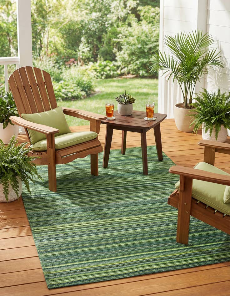 Detail image of 4' x 6'  Washable Vista Breeze Indoor / Outdoor Rug