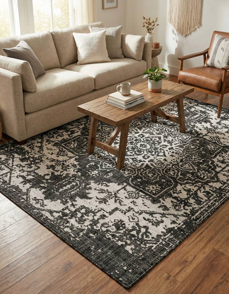 Detail image of 5' 3 x 8' Easy-Clean Jill Zarin Dubai Indoor / Outdoor Rug