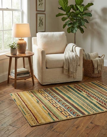 2' 7 x 3' 11 Hand Knotted Modern Ziegler Rug