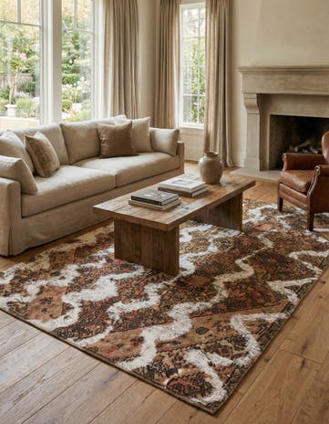 5' x 7' 2 Hand Knotted Ultra Vintage Persian Wool Rug