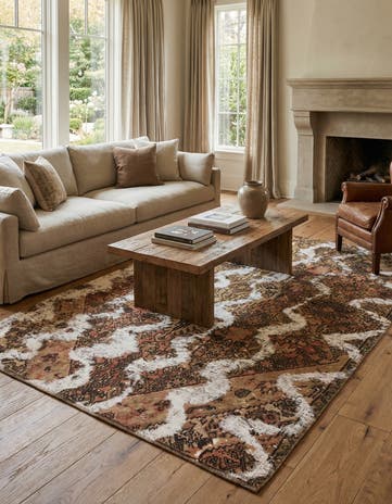 5' x 7' 2 Hand Knotted Ultra Vintage Persian Wool Rug