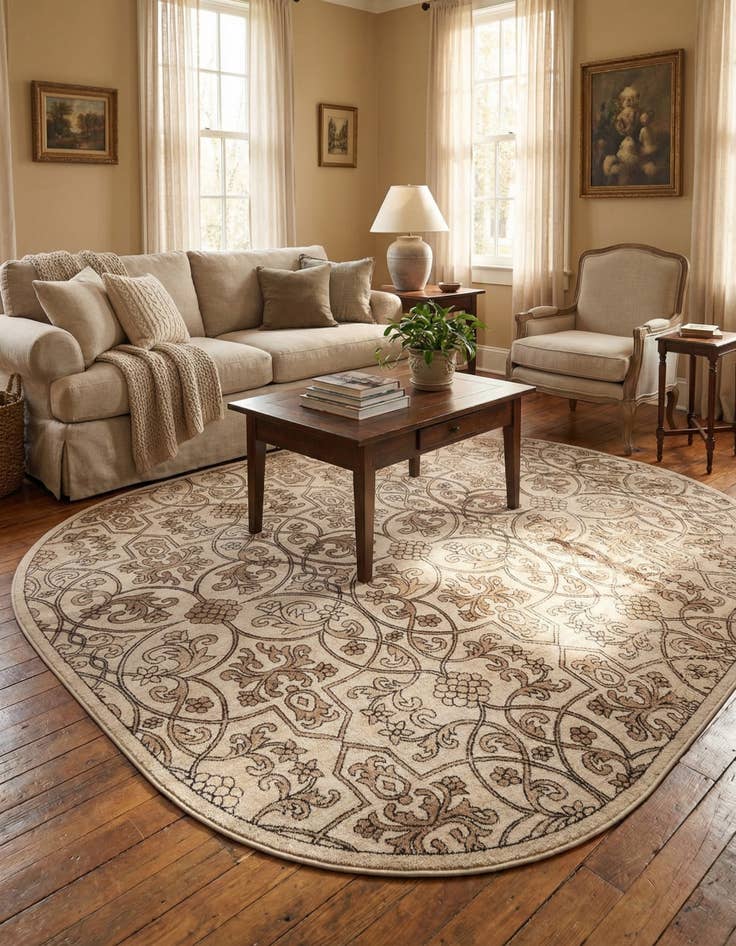 Detail image of 6' x 9' Himalaya Oval Rug