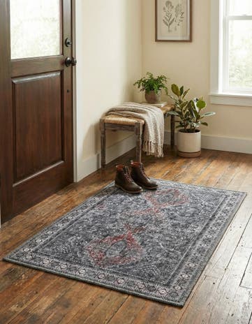 2' x 3' 1 Washable Timeless Rug