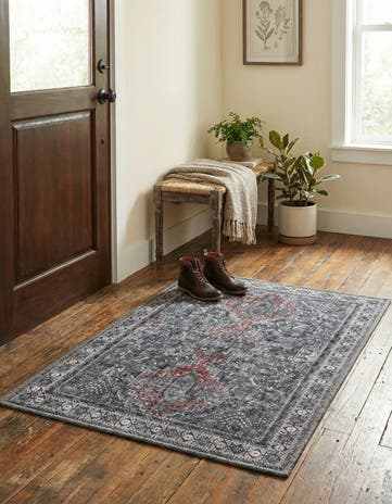 2' x 3' 1 Washable Timeless Rug