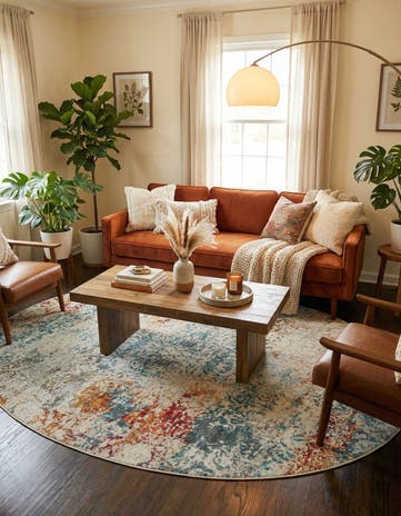 5' x 8' Santiago Oval Rug