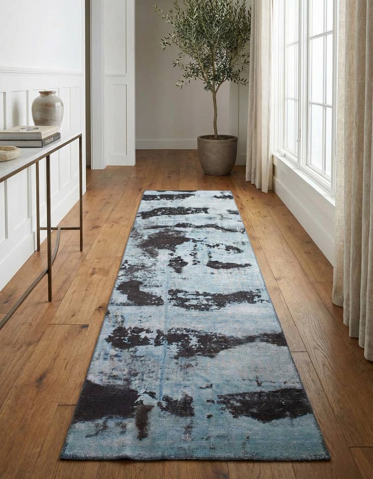 Detail image of 2' 7 x 9' 3  Hand Knotted Ultra Vintage Persian Wool Runner Rug