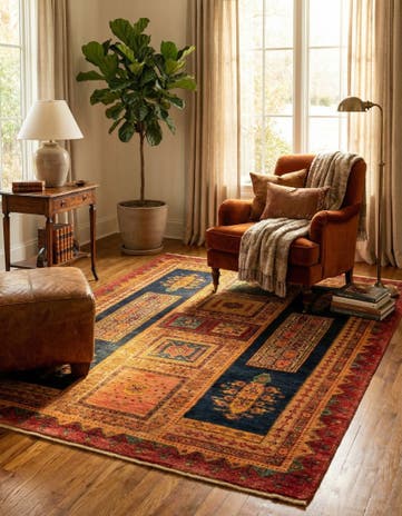 4' 7 x 6' 7 Kashkuli Rug