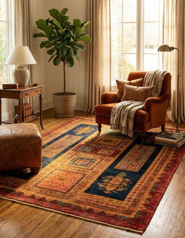 4' 7 x 6' 7 Kashkuli Rug